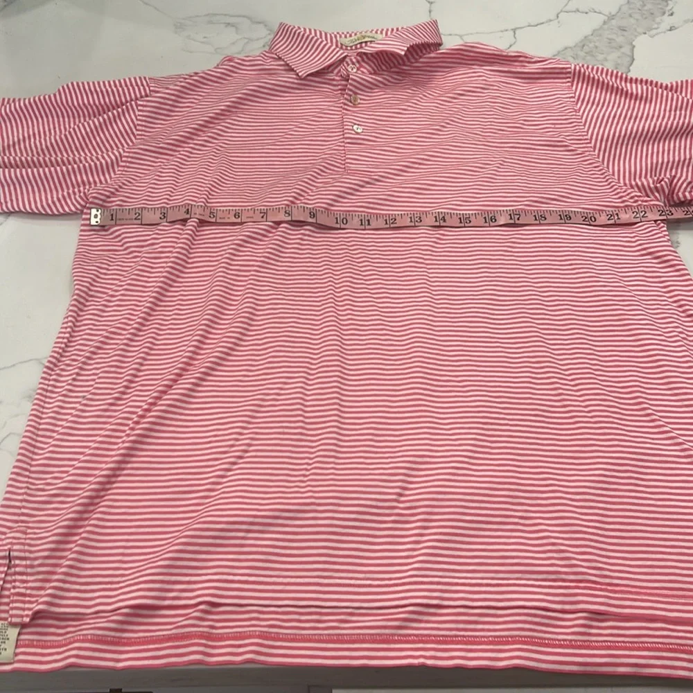 Peter Millar Hales Performance Jersey Striped‎ Polo. Size XL (798K) - Picture 6 of 11